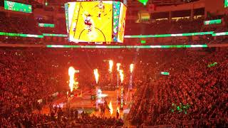 Milwaukee Bucks Dec. 28 2019 player introductions