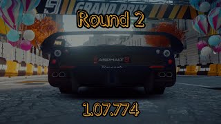 Grand Prix Finals Round 2 - Arc de Triomphe - Maserati MC12 1⭐ - 1.07.774 - Asphalt 9