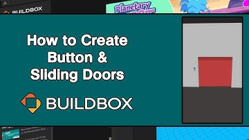 How to Create a Button & Sliding Doors in Buildbox #HowtomakebuttonsinBuildbox