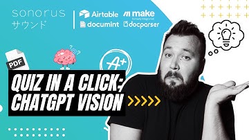 No-code AI Quiz Generator: Converting PDFs with ChatGPT Vision