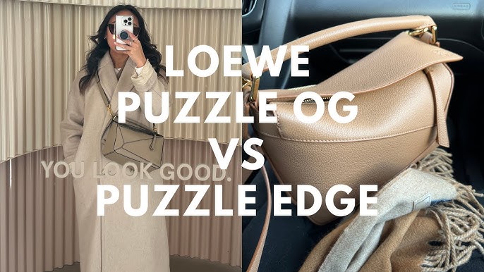 Loewe Puzzle Bag VS  Dupe #handbag #loewepuzzlebag 