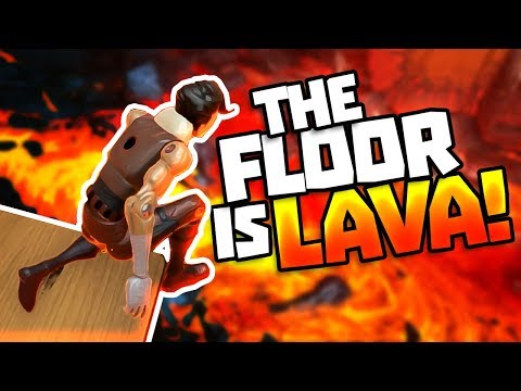 DON'T TOUCH THE FLOOR! - Hot Lava Game - YouTube