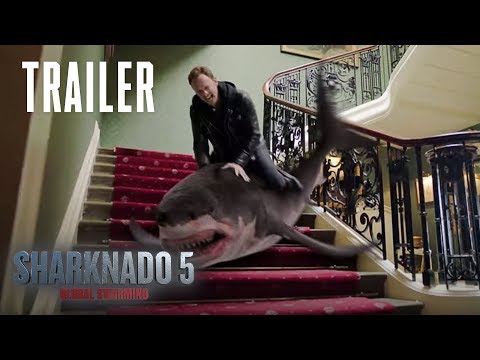 SHARKNADO 5: Global Swarming | Official Trailer | SYFY