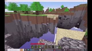 playing Minecraft indev for the very first time!