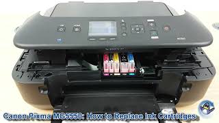 Canon Pixma MG5550: How to Change/Replace Ink Cartridges