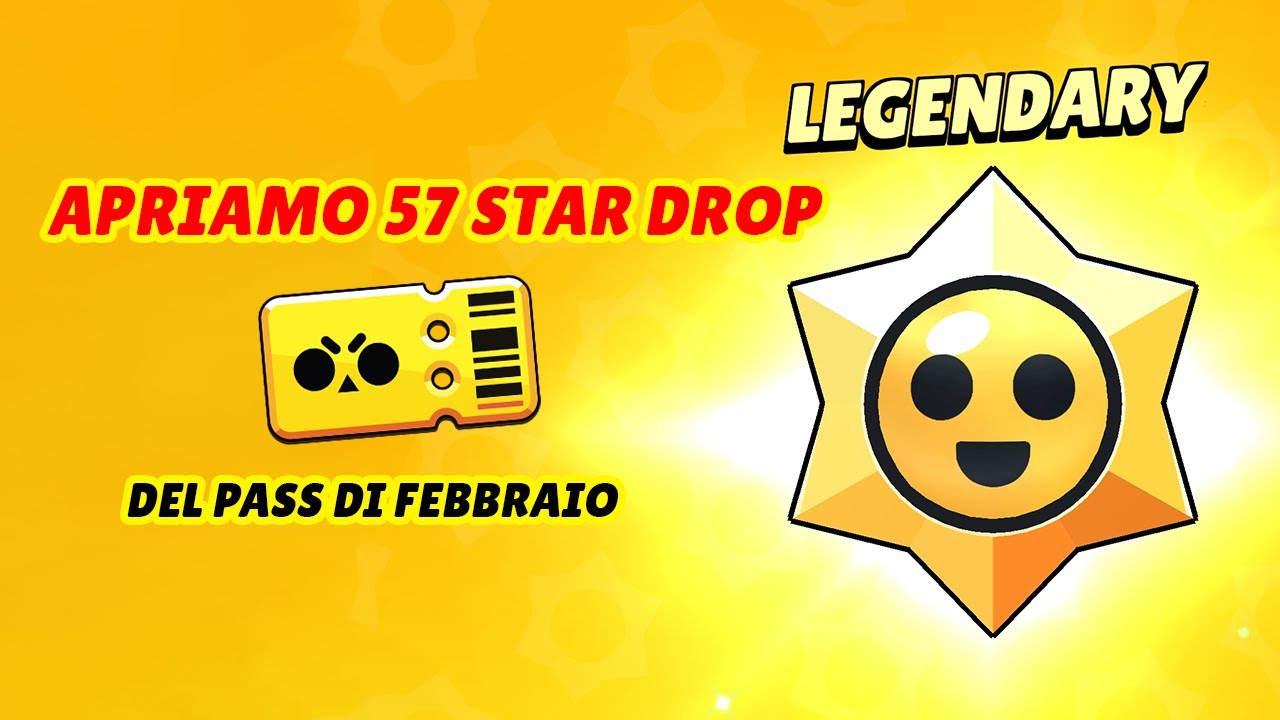 ⭐️ Cosa si può trovare aprendo 57 Star Drop su Brawl Stars? - YouTube