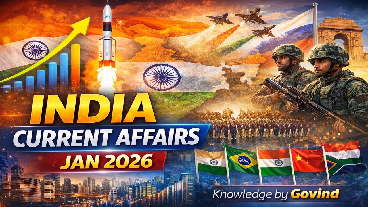 India Biggest News Today 😱 | January 2026 Current  Affairs Explained