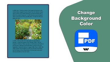 How to change a pdf file background color in Wondershare PDFelement
