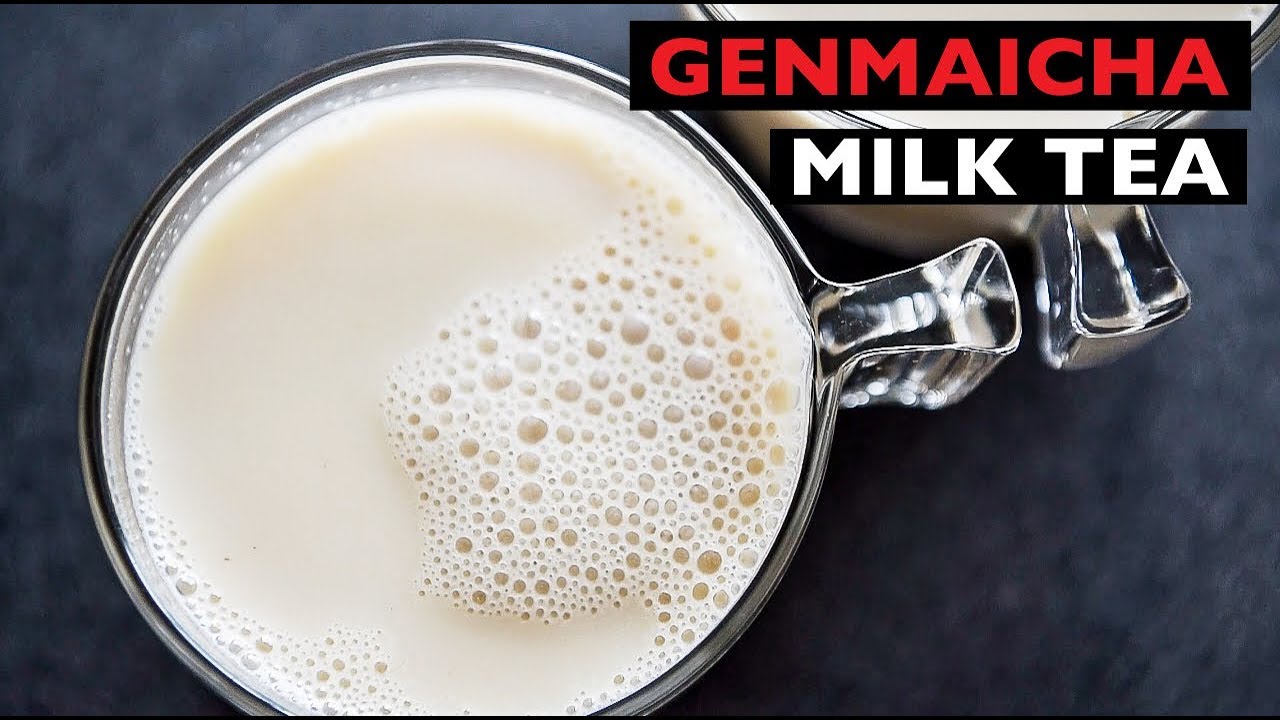 Vegan Milk Tea JAPANESE GENMAICHA RECIPE COOKBOOK EDITION YouTube