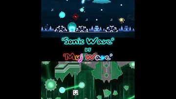 "Sonic Wave vs MujiWave" | Geometry Dash Comparison