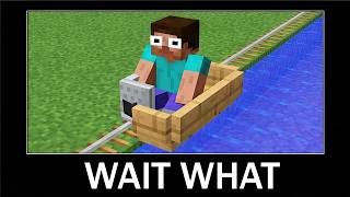 Minecraft wait what meme part 75 - Crazy Rails mod