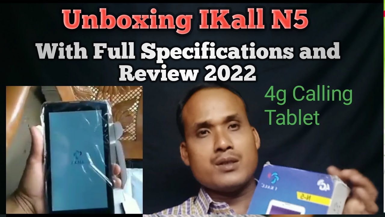IKall N5 Calling Tablet | Unboxing IKall N5, Ikall n5 tablet - YouTube