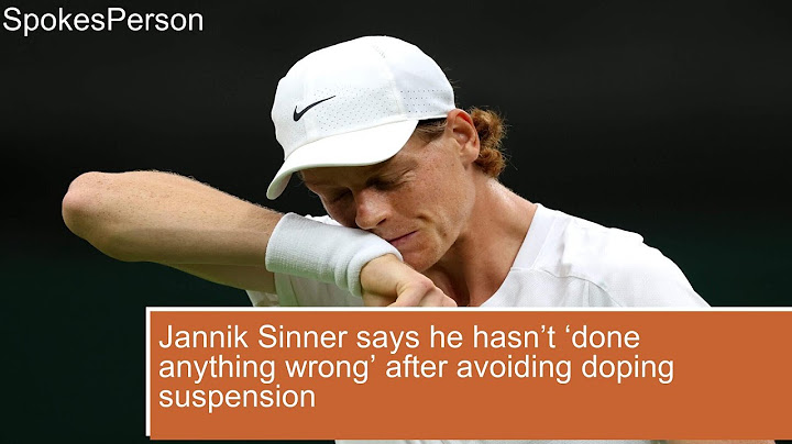 Jannik Sinner says he hasn’t ‘done anything wrong’ after avoiding doping suspension