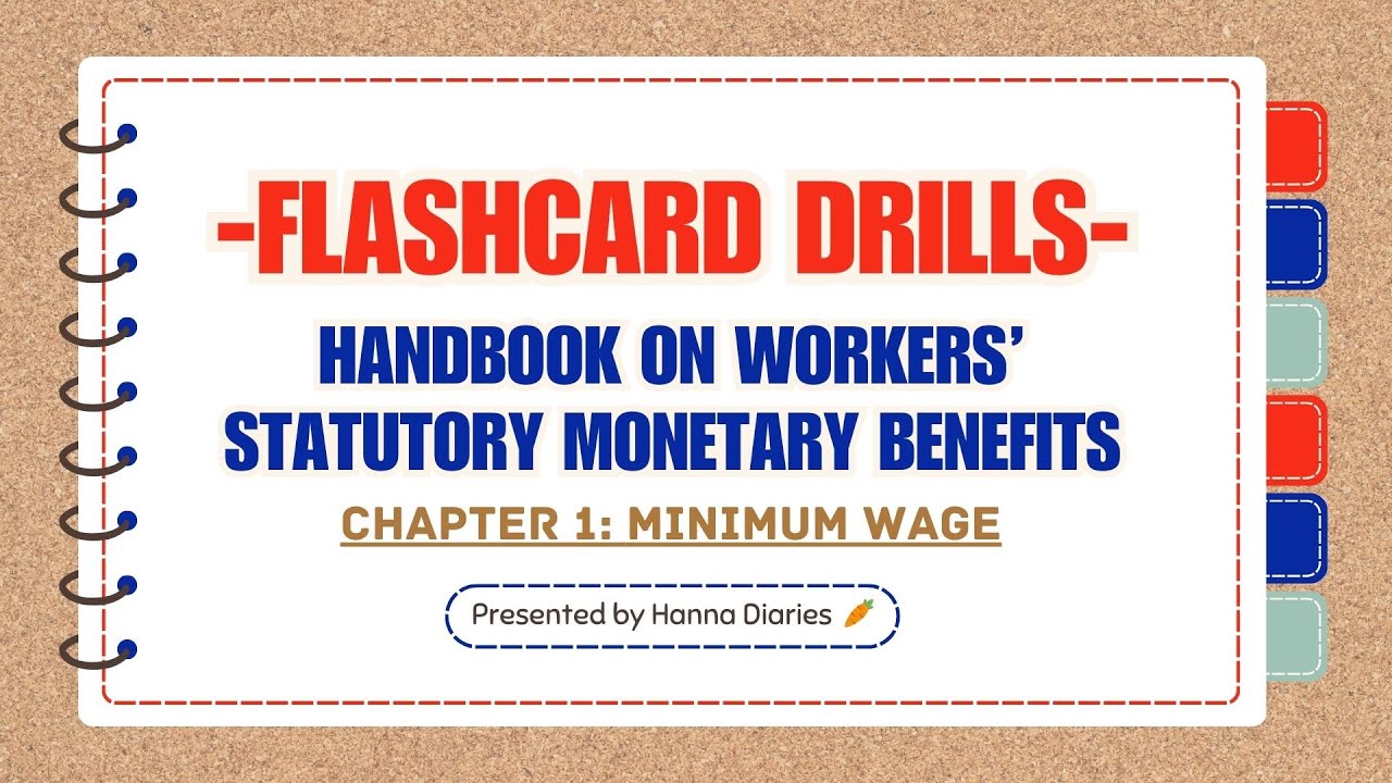 FLASHCARD DRILLS | PART 1: MINIMUM WAGE 📝🥕