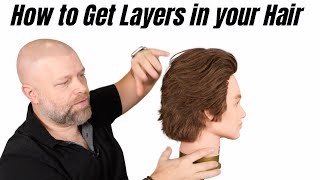 How to Ask your Barber or Stylist for Layers in your Haircut - TheSalonGuy