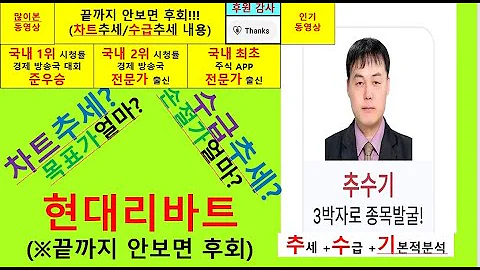 현대리바트(리바트 079430) 추수기(추수) 전문가 종목분석및 향후주가전망