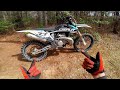 First Ride on 2020 KTM 250 SX! *Almost Crashed It*