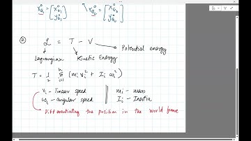 Robotics Lec07: 2D Dynamics, Euler-Lagrange, Projectile motion (Fall 2023)