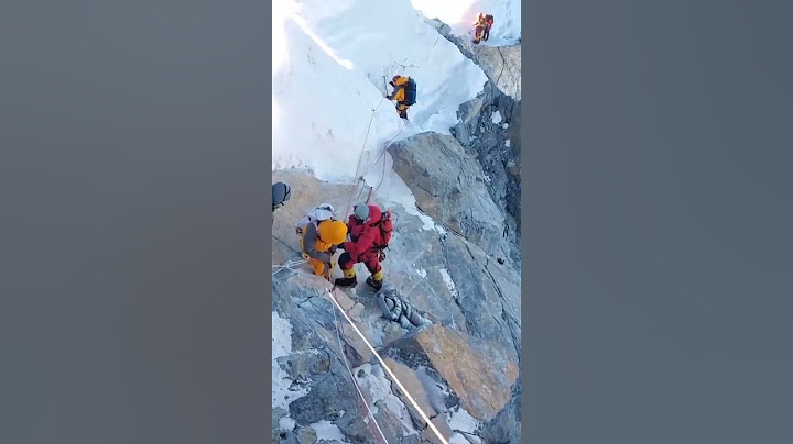 Hillary Step route where many climbers have lost their lives #everest #shorts #shortvideo