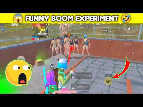 😨 OMG!! BOOM FUNNY EXPERIMENT IN PUBG LITE #SHORTS | 50 PLAYER VS BOOM 💥 #shorts #pubg