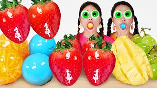 Mukbang 딸기 귤 탕후루 Tanghulu Strawberry Tangerine Dona 도나