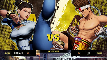 FATAL FURY City of the Wolves – Chun-Li VS Joe Higashi