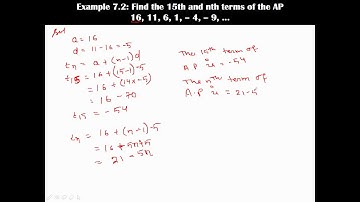 NIOS MATH Chapter 7 for Class 10th Arithmetic Progressions part2