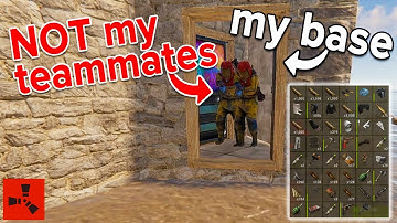 I got REVERSE RAIDED and then I went fishing… Rust Solo