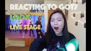 GOT7 LOOK LIVE STAGE (REACTION) - I&#39;m so proud of them