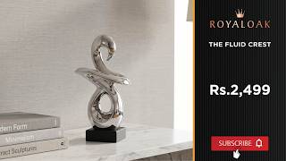 RoyaloakThe Fluid Crest Tabletop Showpiece
