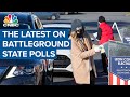 The latest on battleground state polls: NBC News' Steve Kornacki