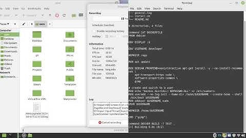 Docker desktop {{ gimp debian }} graphics editor