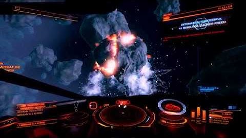 Elite Dangerous Deep Core mining blast