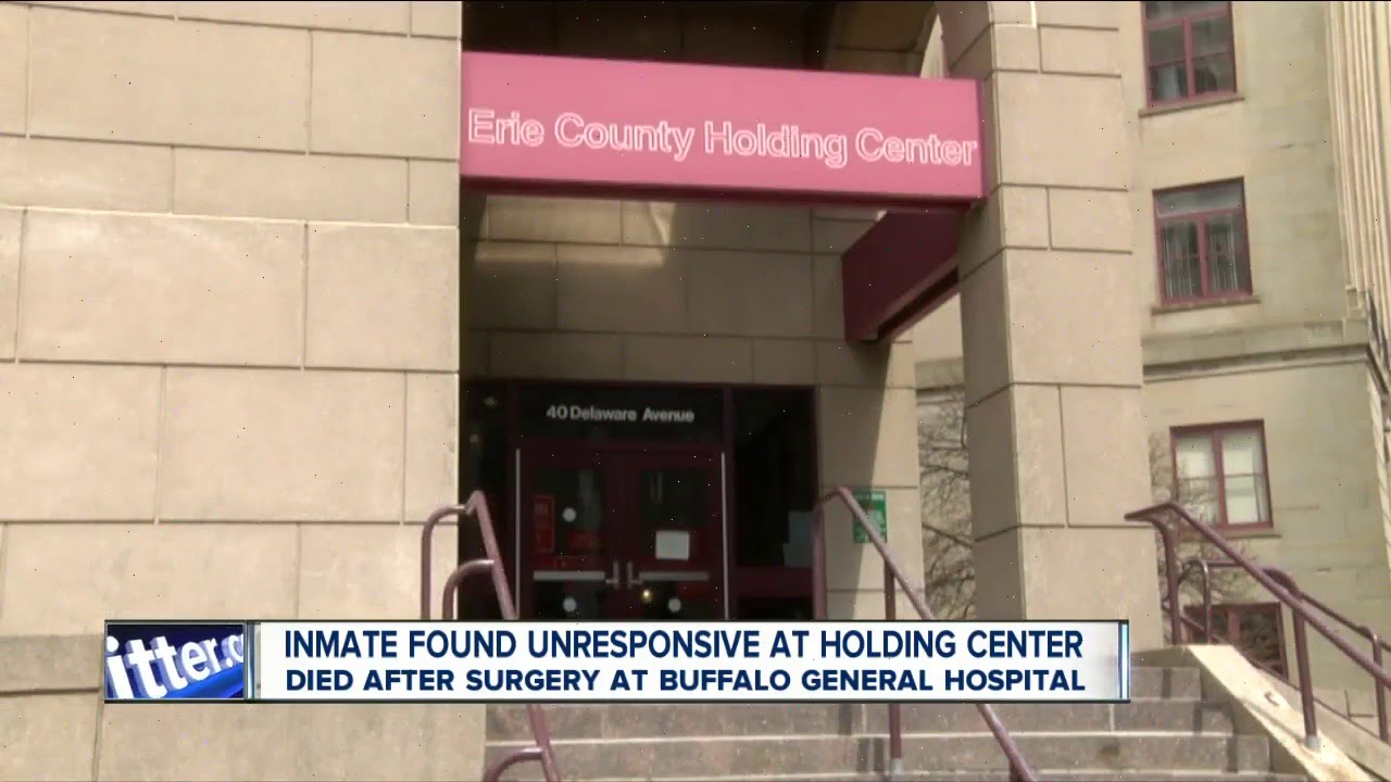 Erie County inmate dies after being found unresponsive in cell - YouTube