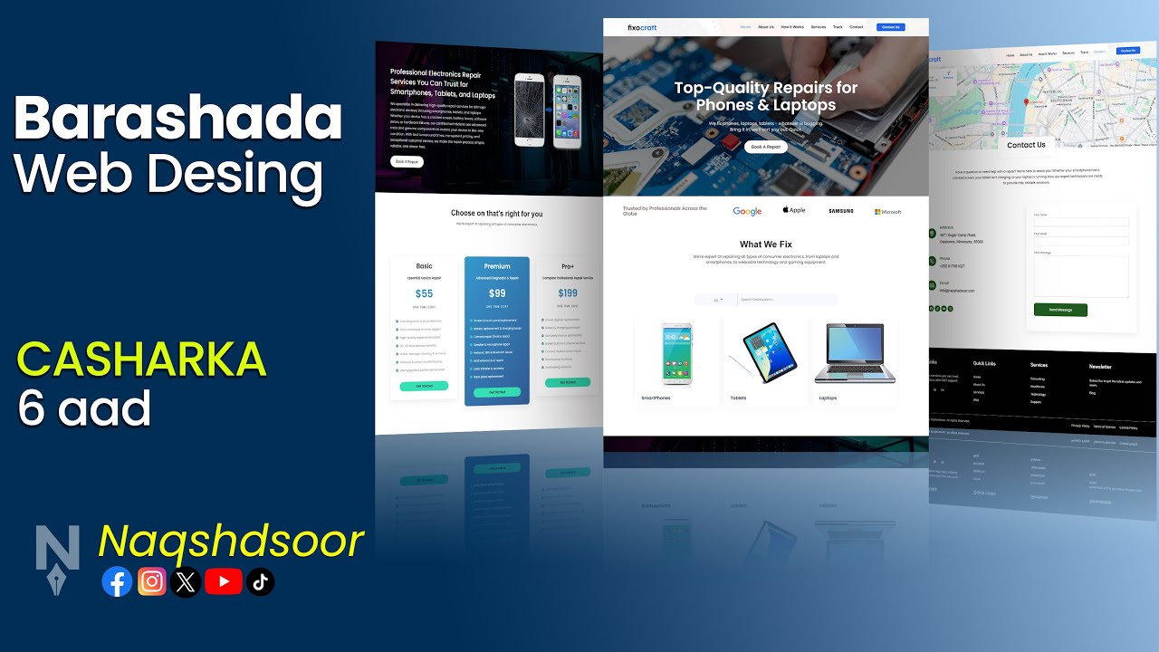 Sidee loo sameeya Website | Casharka 6aad | somali | Repair website