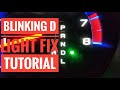 HOW TO FIX A BLINKING D LIGHT ON YOUR CAR QUICK AND EASY