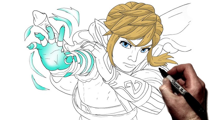 link (the legend of zelda and 1 more) drawn by ninto