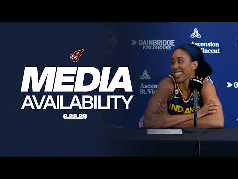 Stephanie White, Monique Billings, Caitlin Clark & Sophie Cunningham | Postgame Media vs. PHX