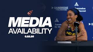 Stephanie White, Monique Billings, Caitlin Clark & Sophie Cunningham | Postgame Media vs. PHX