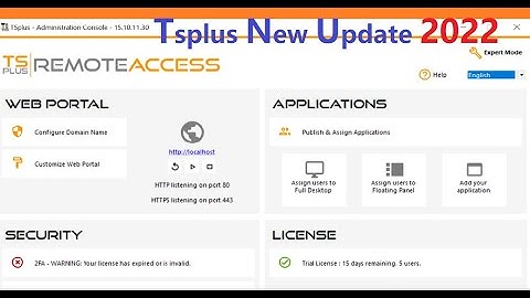 Tsplus New Releases Update 2022 💥 Version - 15.10.12.1  ||