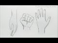 hands drawing tutorial for beginners / 3 Different Ways