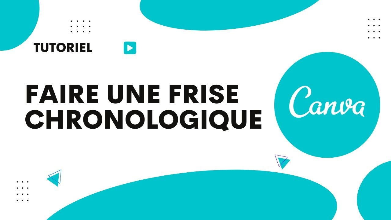 Frise Cv Page De Garde Comment faire une frise chronologique sur Canva - YouTube