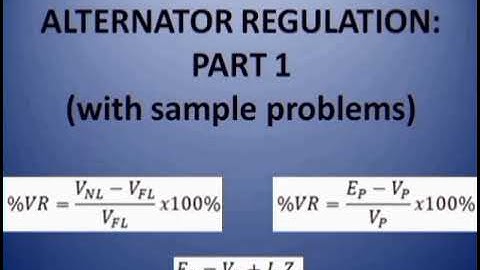 Alternator Regulation: Part 1 (explained in TAGLISH)
