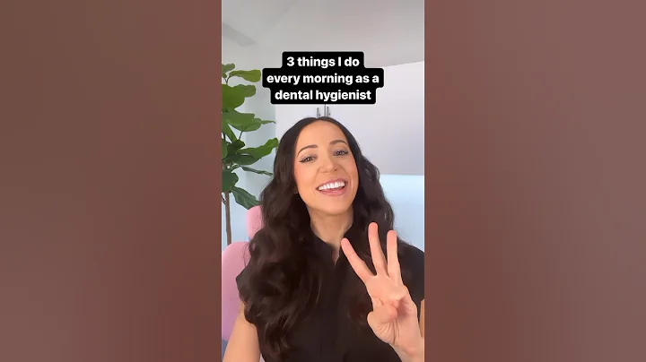 3 things I do every morning as a dental hygienist #shorts