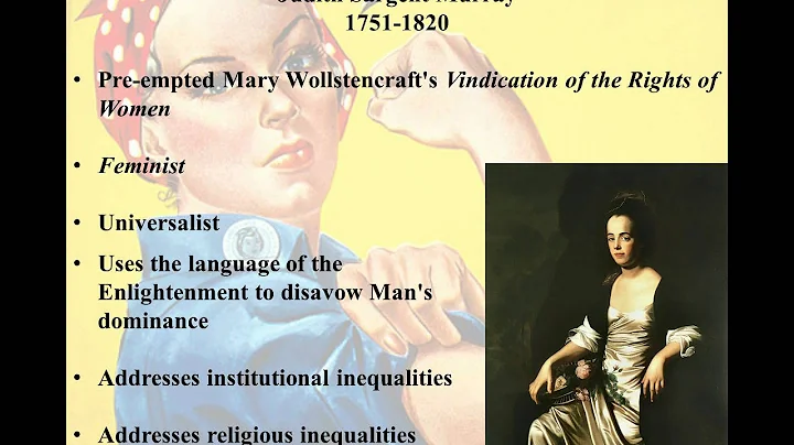 Judith Sargent Murray - On the Equality of the Sexes
