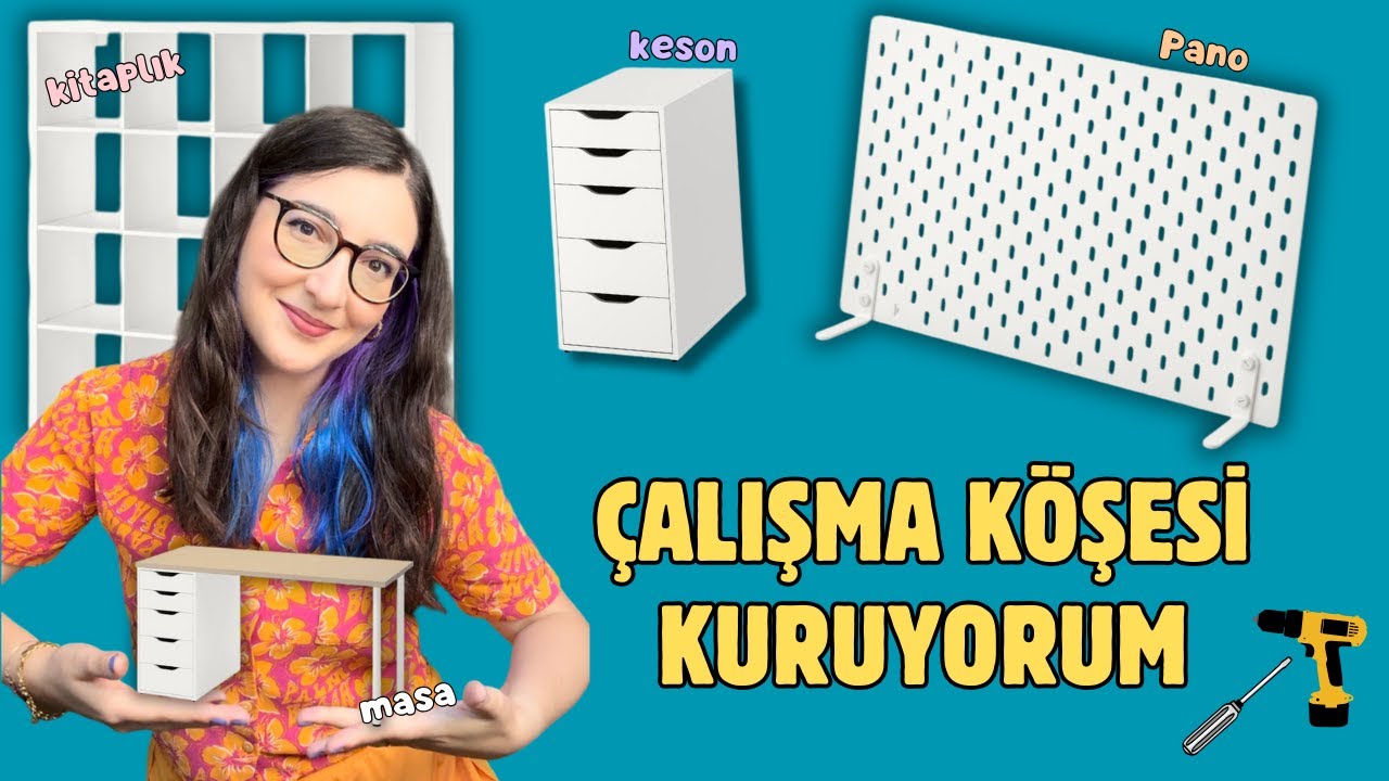 Çalışma Köşesi Kuruyorum I Düşük Bütçelere Uygun Muadil Mobilyalar