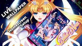 Sailor Moon - Live Wallpaper & Android Setup - Customize your Homescreen Setup -EP152 - 90's Anime screenshot 3