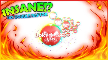 Agar.io Raga l INSANE LINE CANNONS & DOUBLE RAPTORS!!?😈😌l Hasta la vista Raga Mode 1.0 😔💔