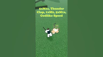 Thunder Breathing One-shot Combo | Rogue Demon  #rougedemon #roblox #shorts