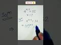 A nice exponential problem x=? | #maths #shorts #algebra
